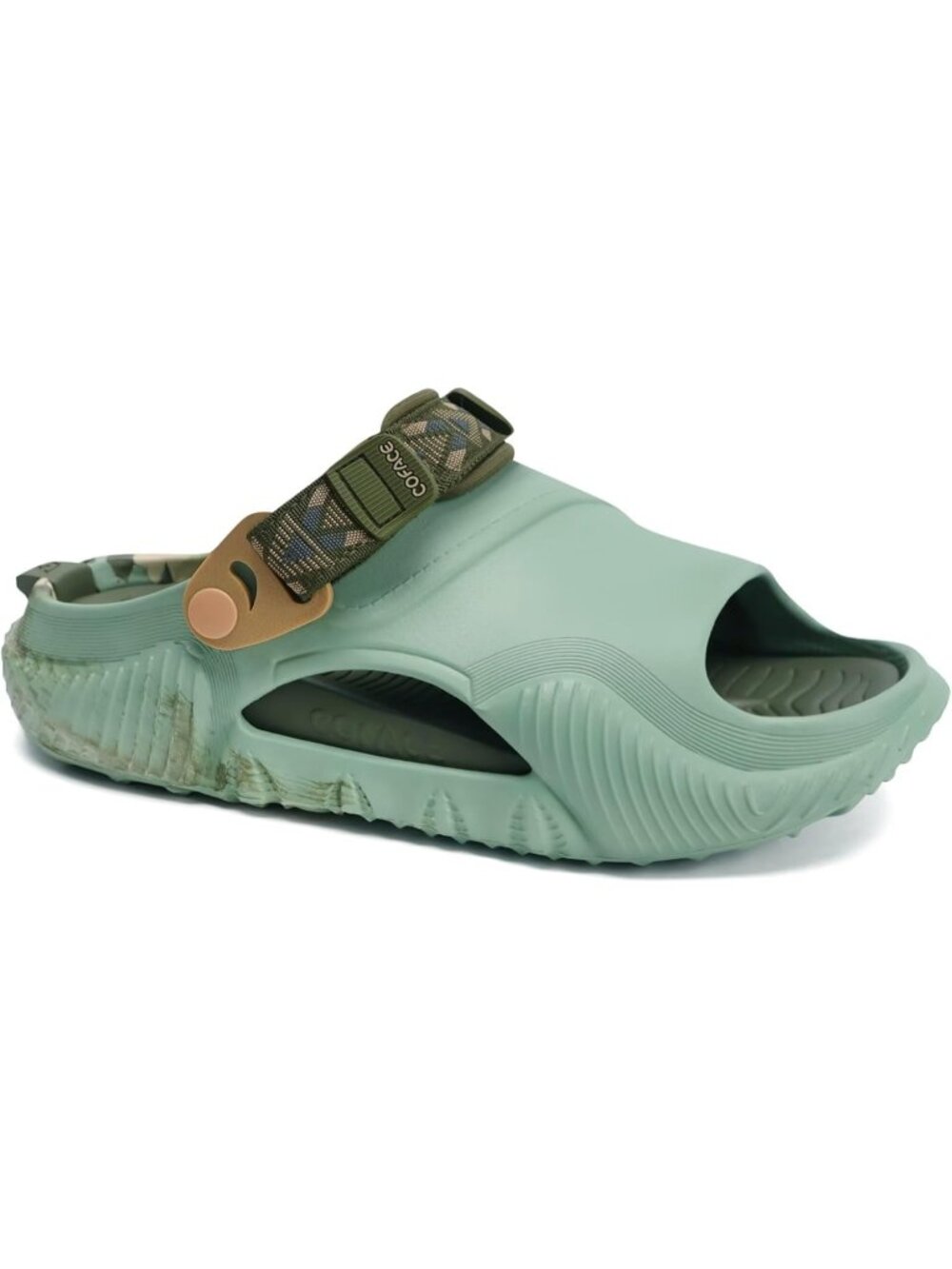 Men's Light Green Orthopaedic Mules Recovery Sandals Summer Fascistic Casual